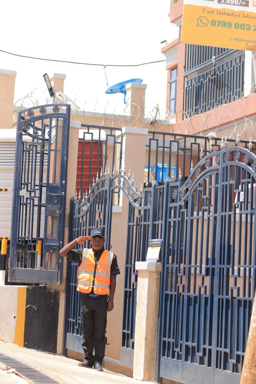 Security team conducting a site survey